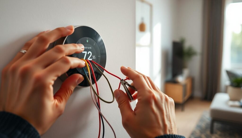 תהליך ההתקנה של טרמוסטט חכם