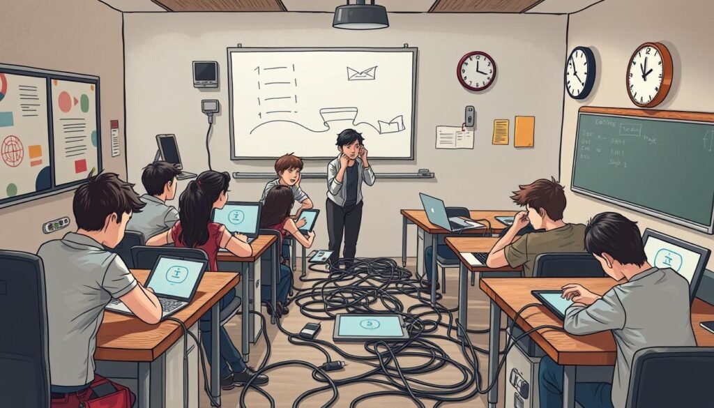 אתגרים בשילוב טכנולוגיה