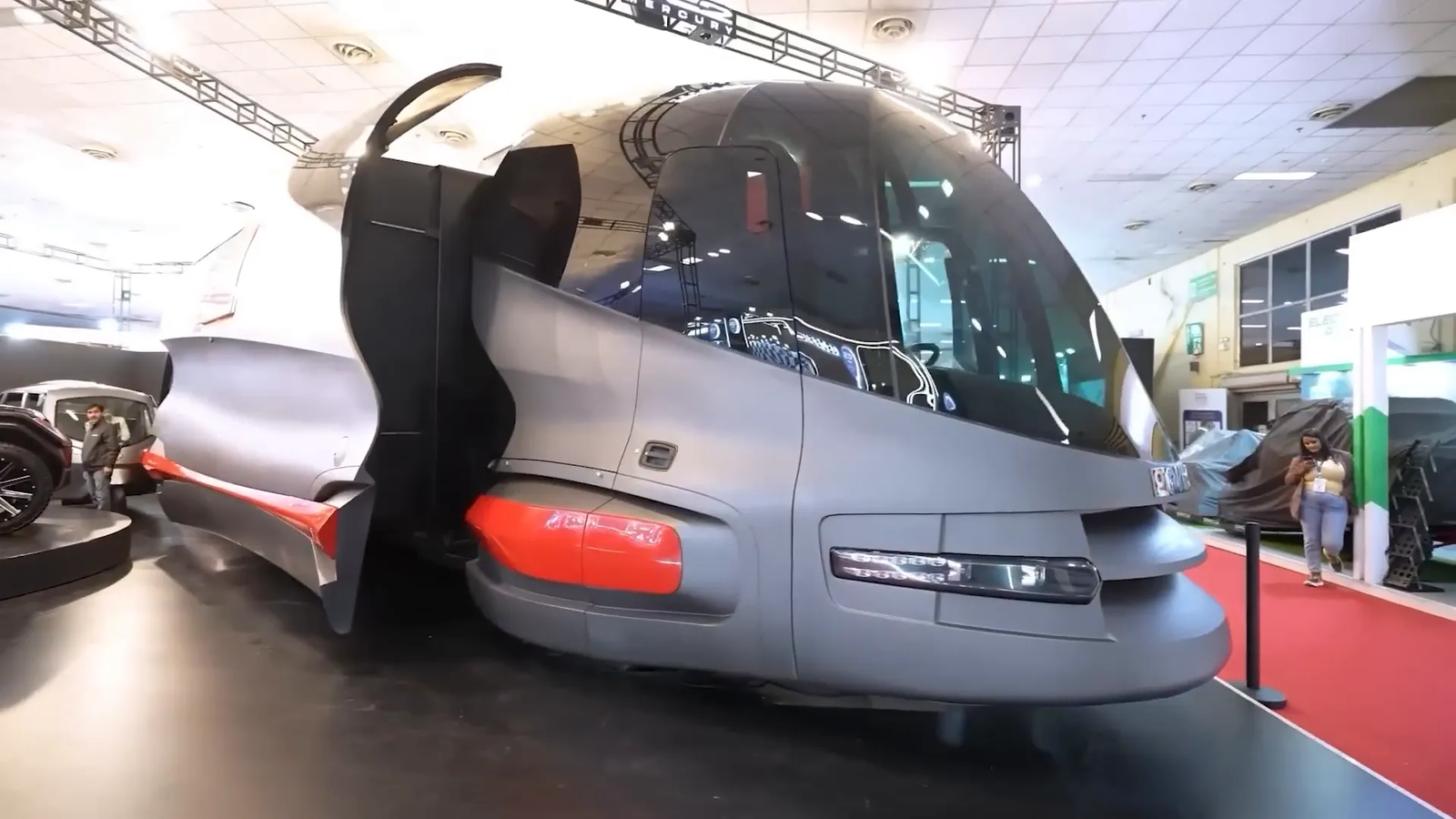 Goldmedal Electricals X Bharat Mobility bus